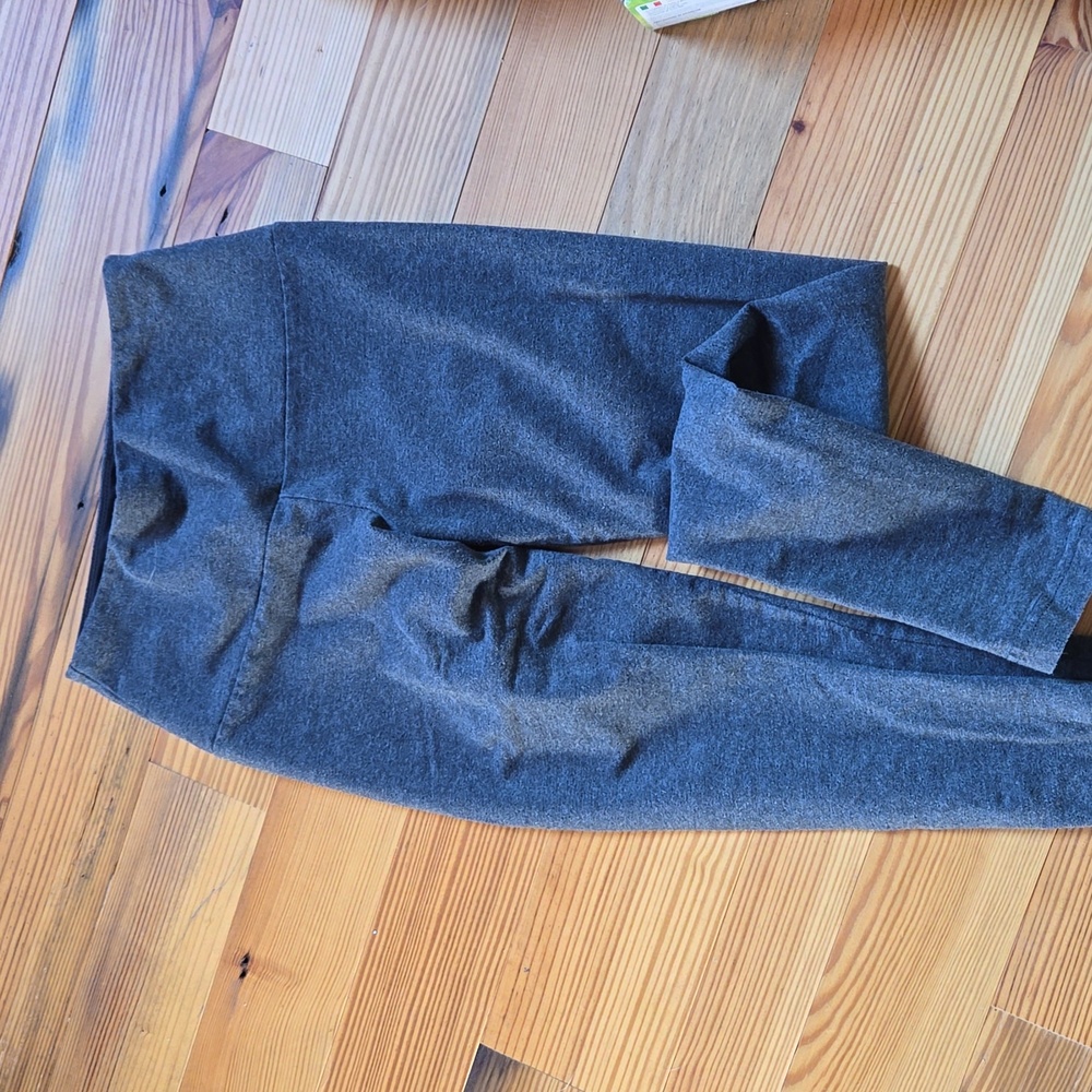 Womens Lisse small gray leggings